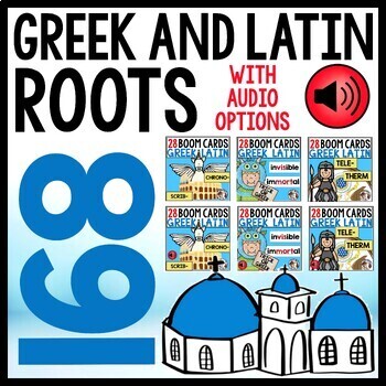 Greek and Latin Roots BOOM Cards Bundle