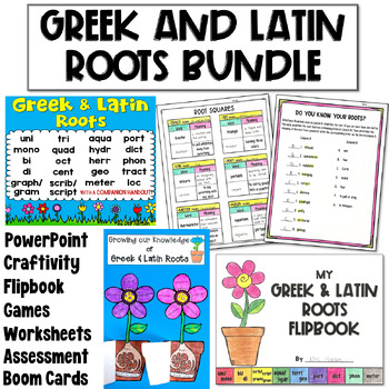 Preview of Greek and Latin Roots: A Bundle of Word Study Activities