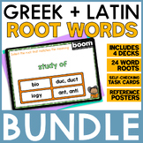 Greek and Latin Roots Boom Cards Bundle 