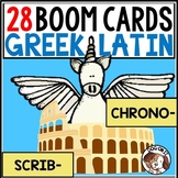 Greek and Latin Root Words Boom Cards Digital Task Cards