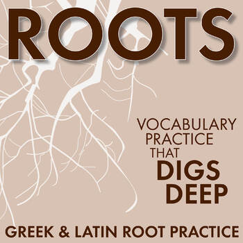Preview of Greek & Latin Roots Practice for High School, Prefix, Suffix, Roots Worksheets