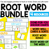 Greek and Latin Roots: Root Word Activity Bundle