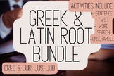 Greek and Latin Roots Bundle: cred & jur, jus, jud