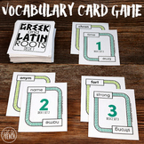 Greek and Latin Roots Card Game