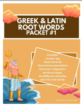 Preview of Greek and Latin Roots: Activity Packet #1