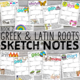 Greek and Latin Roots Sketch Notes [Book 2]