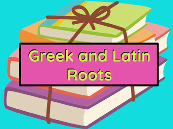 Preview of Greek and Latin Roots- Entire Year Lesson Slides and Supplemental Activities