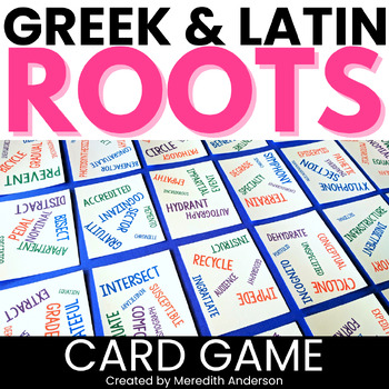 Preview of Greek and Latin Roots Game
