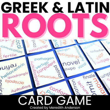 Preview of Greek and Latin Roots Game (Set 2)
