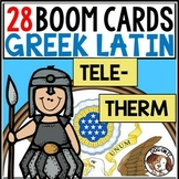 Greek and Latin Root Words Boom Cards Digital Task Cards
