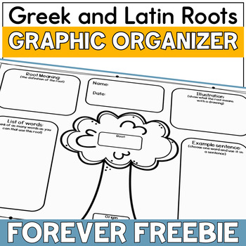 Preview of Greek and Latin Roots Graphic Organizer - FREEBIE