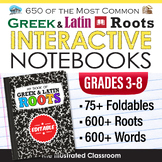 Greek and Latin Roots Editable Interactive Notebook