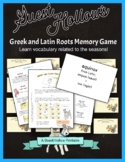 Greek and Latin Roots Memory Game / Seasons Vocabulary