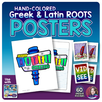 Preview of Greek and Latin Roots POSTERS Bundle
