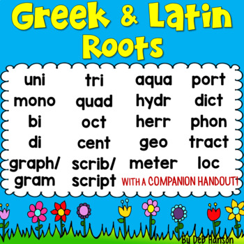 Preview of Greek and Latin Roots: An Introduction PowerPoint Lesson