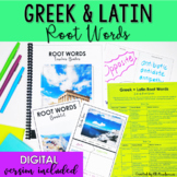 Greek and Latin Root Words 6th, 7th, and 8th DIGITAL and PRINT