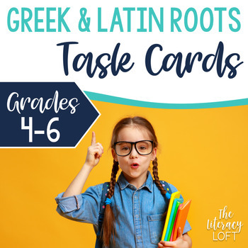 Preview of Greek and Latin Roots Task Cards I Distance Learning I Google Apps