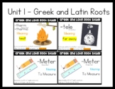 Greek and Latin Roots - Unit 1 -therm -meter -tele -graph