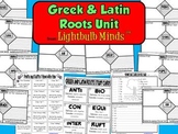 Greek and Latin Roots Unit from Lightbulb Minds