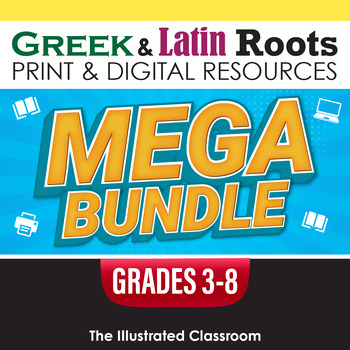 Preview of Greek & Latin Roots Mega Bundle - Roots & Affixes Print & Digital Resources