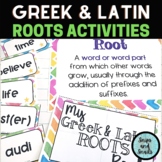 Greek and Latin Roots Word Study | Anchor Chart, Cards and