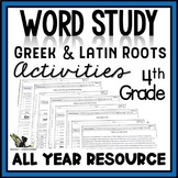 Greek and Latin Roots - Word Study Activities|4th Grade