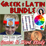 Greek and Latin Roots Word Study & Game Bundle