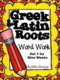 Greek and Latin Roots Word Work