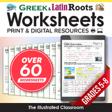 Greek & Latin Roots ELA Worksheets Digital Resources - Pre