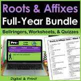 Root Words, Prefixes, and Suffixes Bundle - Printable & Digital