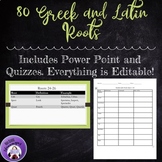 Greek and Latin Roots plus Quizzes for High  School Vocabulary