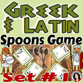 Preview of Greek and Latin Spoons Game 3 Games Included