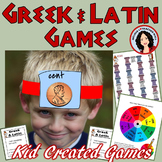 Greek and Latin Roots Activities Student Created Games