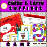 Greek and Latin Suffix Game