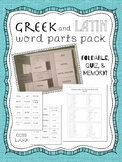 Greek and Latin Word Parts Pack