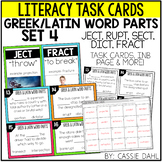 Greek and Latin Word Parts Task Cards (Set 4)