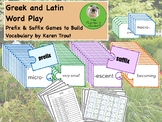 Greek and Latin Word Play, Prefix & Suffix Games to Build 