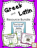 Greek and Latin Word Root Bundle- Word Lists, Root Cards a