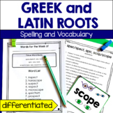 Greek and Latin Roots Spelling and Vocabulary