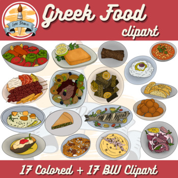 ancient greek food clipart