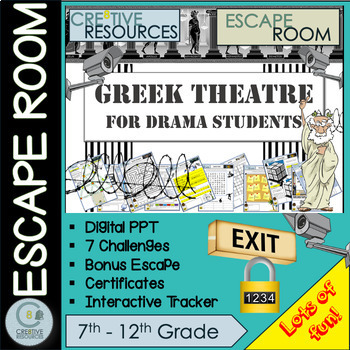 Preview of Greek theatre Tragedy - Drama Escape Room