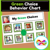 Green Choices Behavior Chart for Autism Special Education