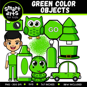 Color Green Objects Teaching Resources | TPT