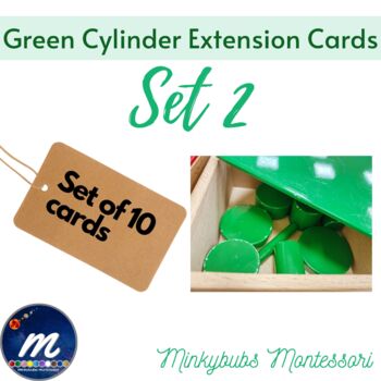 Preview of Green Cylinder Extension Control Cards Set 2 - Print & Go!