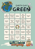 Green Earth Day Coloring Trace Activity Worksheets