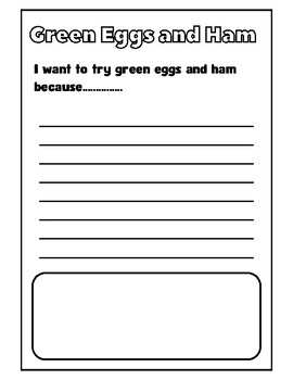 Green Eggs And Ham Activities by Teaching Young Minds of America