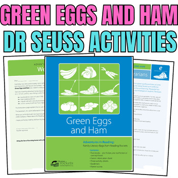Green Eggs And Ham Book Activities | Dr Seuss Activity Literacy Reading ...