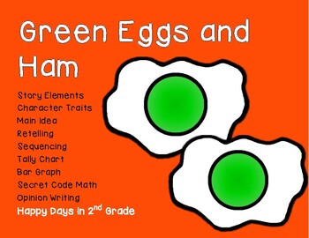 green eggs and ham printables teaching resources tpt