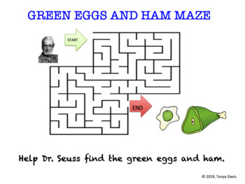 Green Eggs and Ham Activities by Tonya Davis | Teachers Pay Teachers