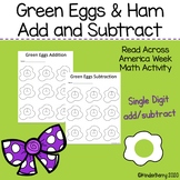 Green Eggs and Ham Add & Subtract Freebie